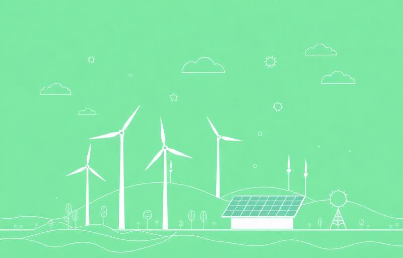 Climate Technology Illustration